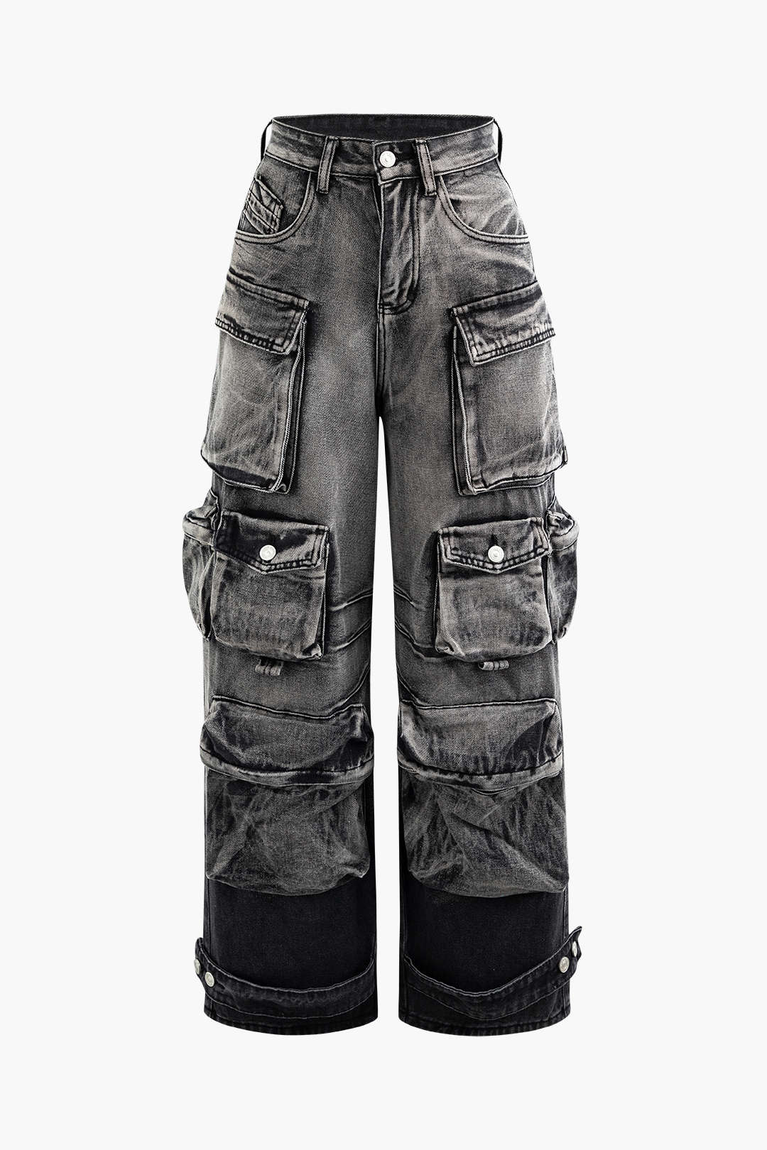 Pantalon Cargo | Denim Robuste | Multi-poches | Idéal pour city look