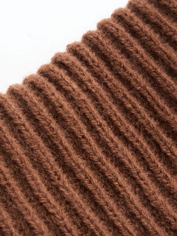 Top Sans Manches | Maille Torsadée | Col Roulé | Parfait pour superpositions automnales