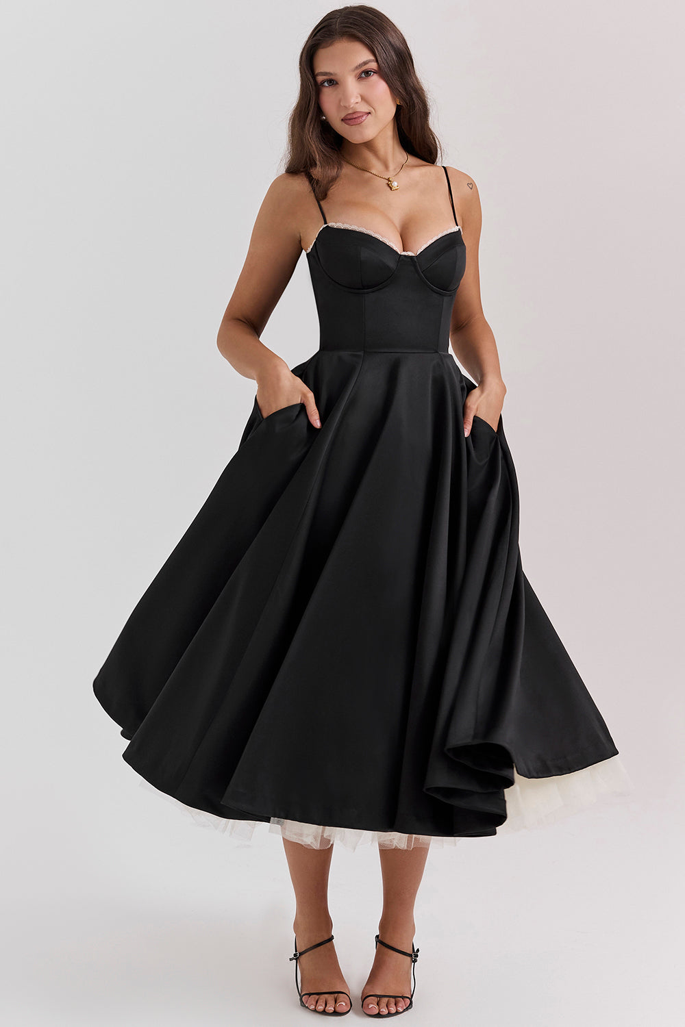 Robe Midi Rose | Élégante et Féminine | Parfaite pour les Occasions Spéciales