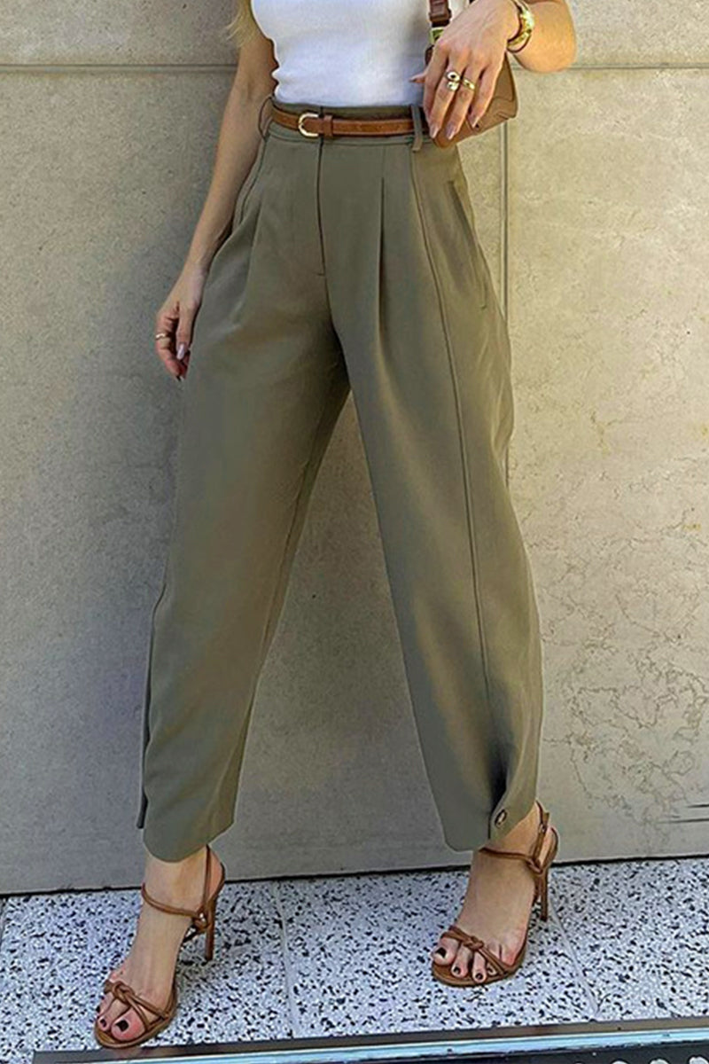 Pantalon Large Femme | Élégant et Décontracté | Taille Haute Confortable