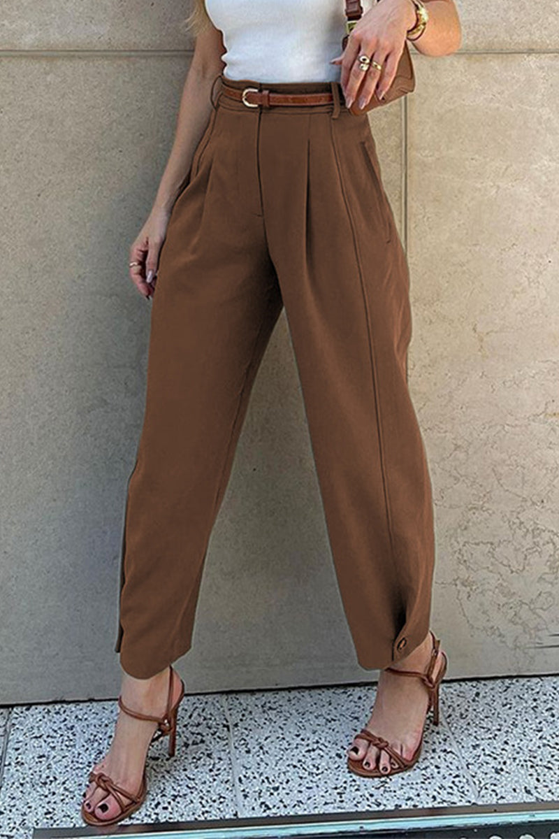Pantalon Large Femme | Élégant et Décontracté | Taille Haute Confortable
