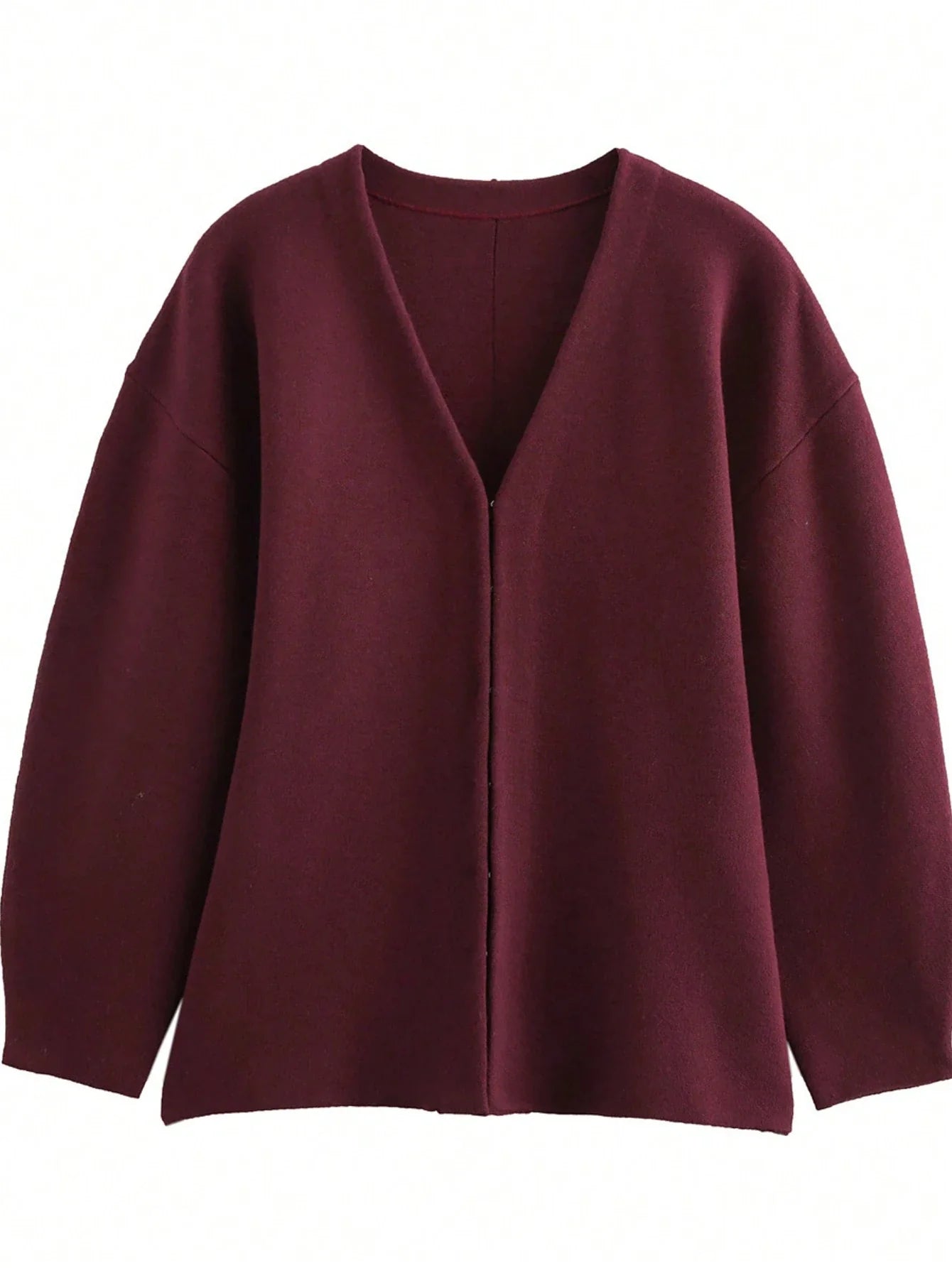 Cardigan Femme | Coupe Cintrée | Col V Élégant | Parfait pour l’automne et les looks structurés