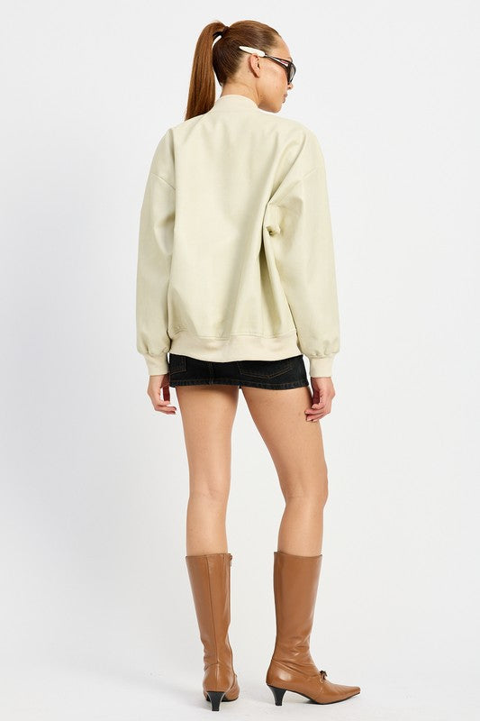 Veste Minimaliste | Zippée | Coupe Droite et Confortable | Parfaite pour les Looks de Mi-Saison