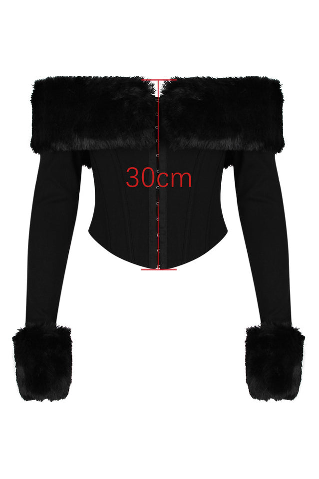 Corset Plumes | Similicuir Structuré | Soirées Glamour