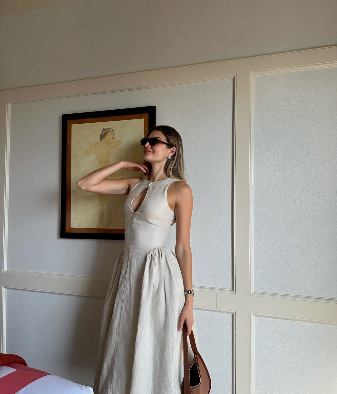 Robe en Lin | Élégante et Légère | Parfaite pour l’été ou les sorties en journée