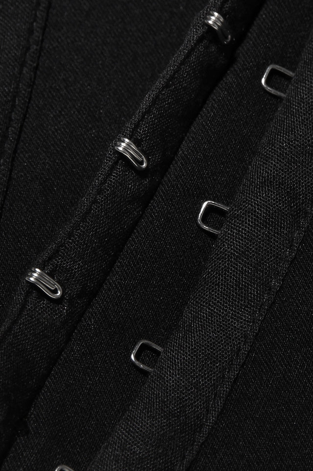 Corset Plumes | Similicuir Structuré | Soirées Glamour
