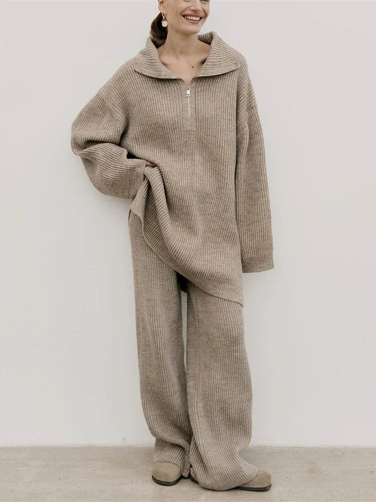 Ensemble Maille | Oversize et Confortable | Idéal pour les journées détente et cocooning