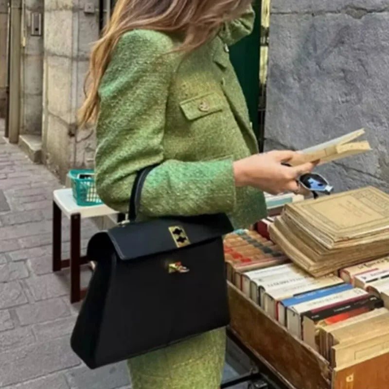 Ensemble Jupe et Veste | Tissu Texturé Élégant | Idéal pour Réunions ou Sorties Raffinées