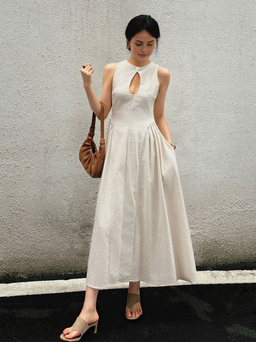 Robe en Lin | Élégante et Légère | Parfaite pour l’été ou les sorties en journée