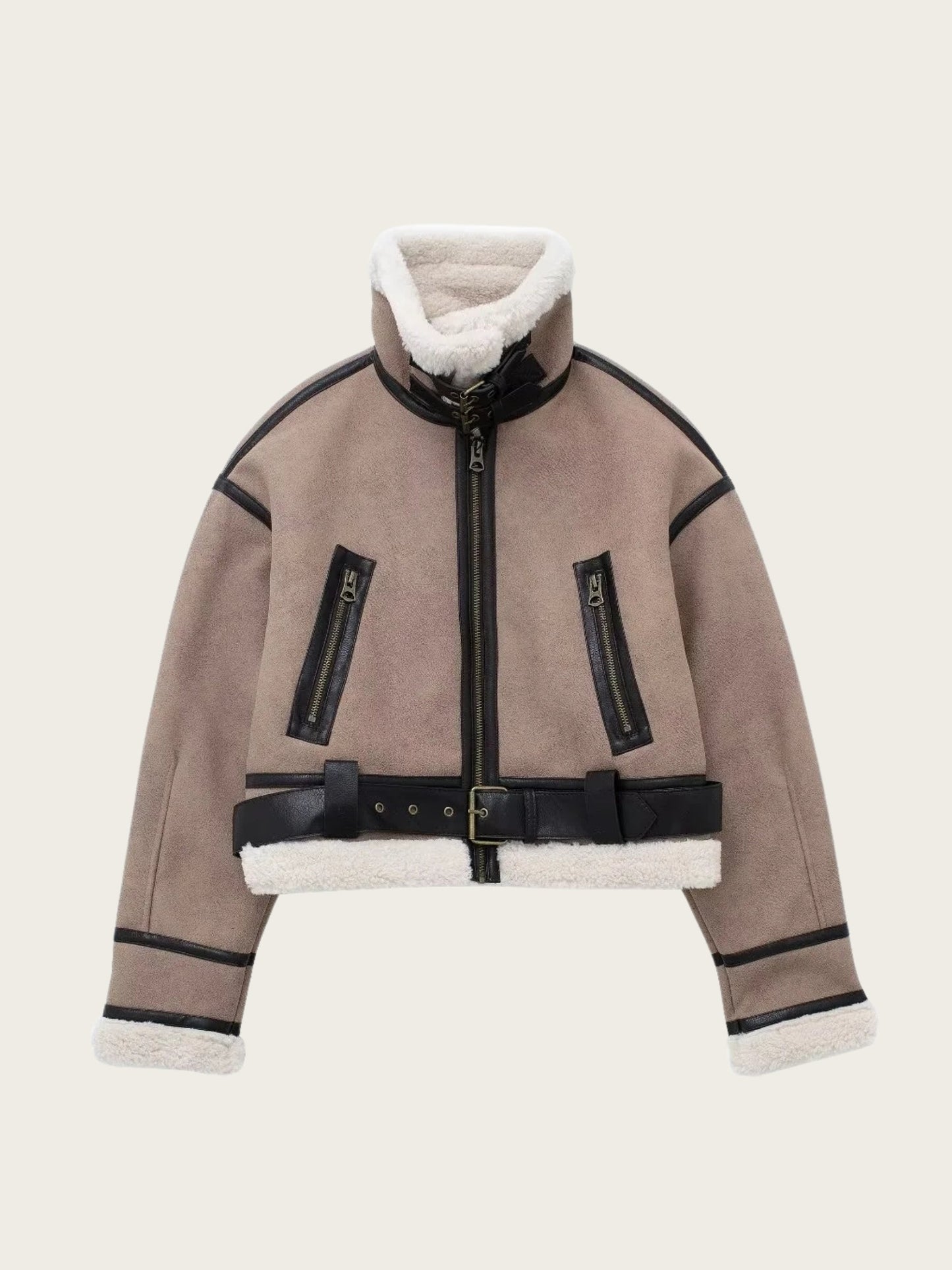 Veste Aviateur | Doublée Chaude et Tendance | Parfaite pour l’hiver en ville