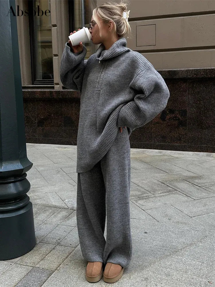 Ensemble Maille | Oversize et Confortable | Idéal pour les journées détente et cocooning