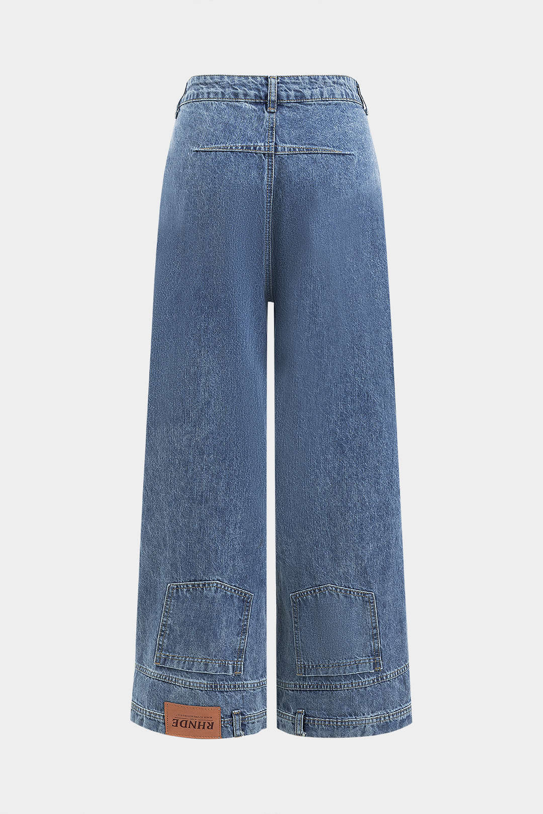 Jean Large | Délavé Dégradé | Taille Haute | Idéal pour look streetwear