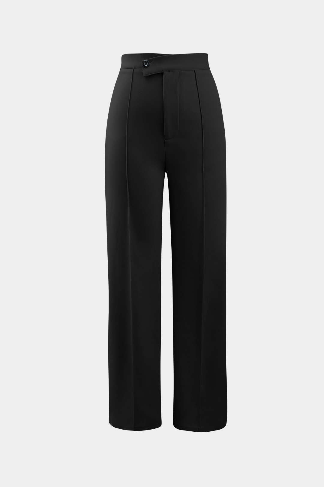 Pantalon Taille Haute | Coupe Droite Élégante | Idéal pour Bureau ou Looks du Quotidien