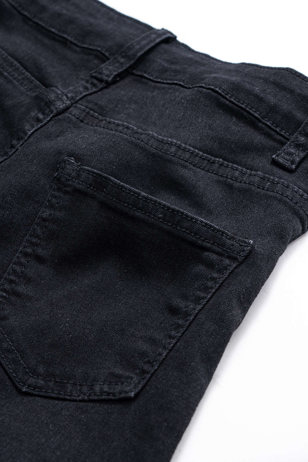 Pantalon en Jean | Dentelle | Taille Haute | Idéal pour soirées estivales