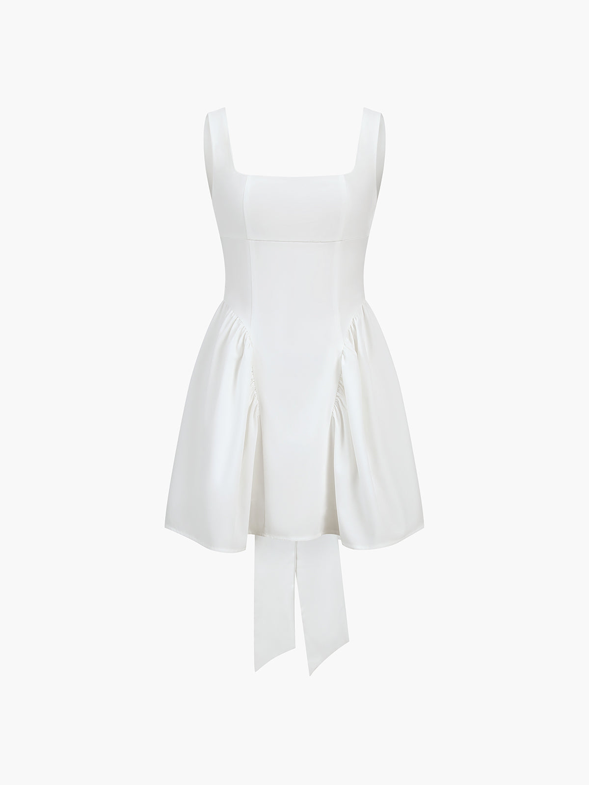 Robe Bustier | Jupe Évasée | Nœud Ajustable | Parfaite pour garden-parties d’été
