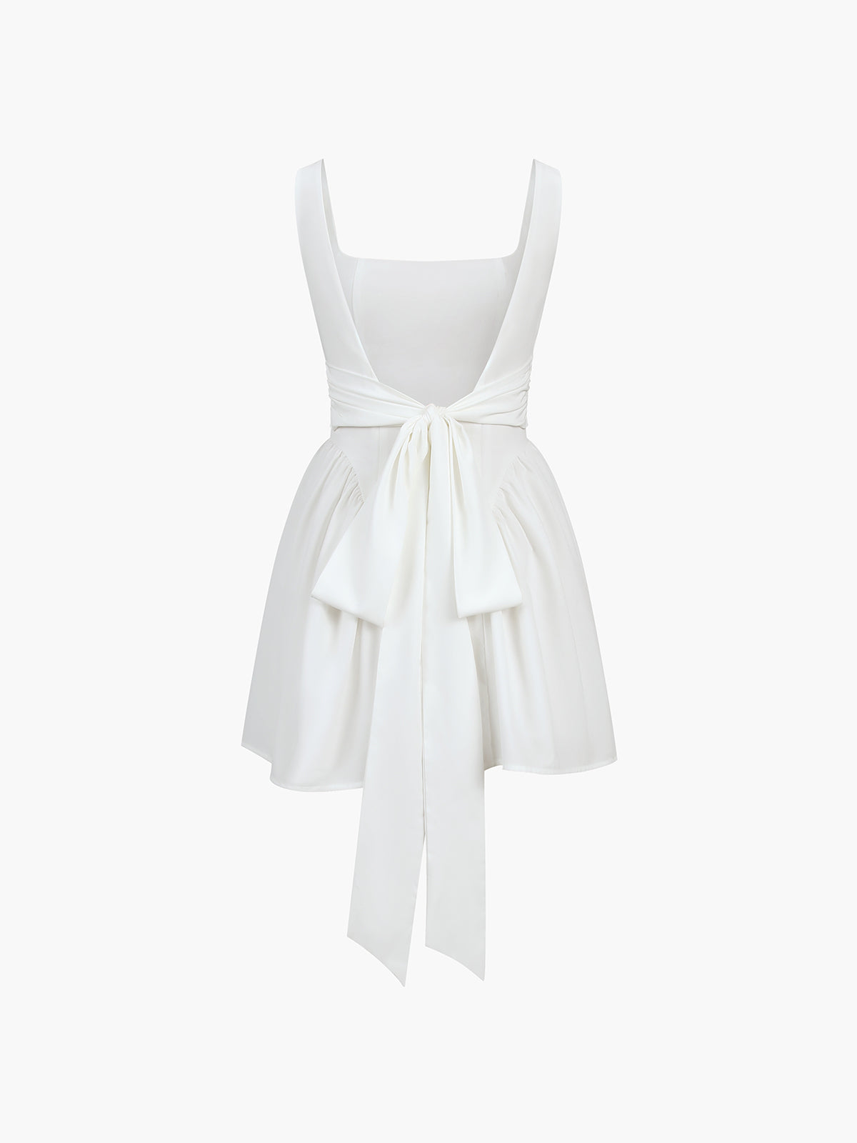 Robe Bustier | Jupe Évasée | Nœud Ajustable | Parfaite pour garden-parties d’été