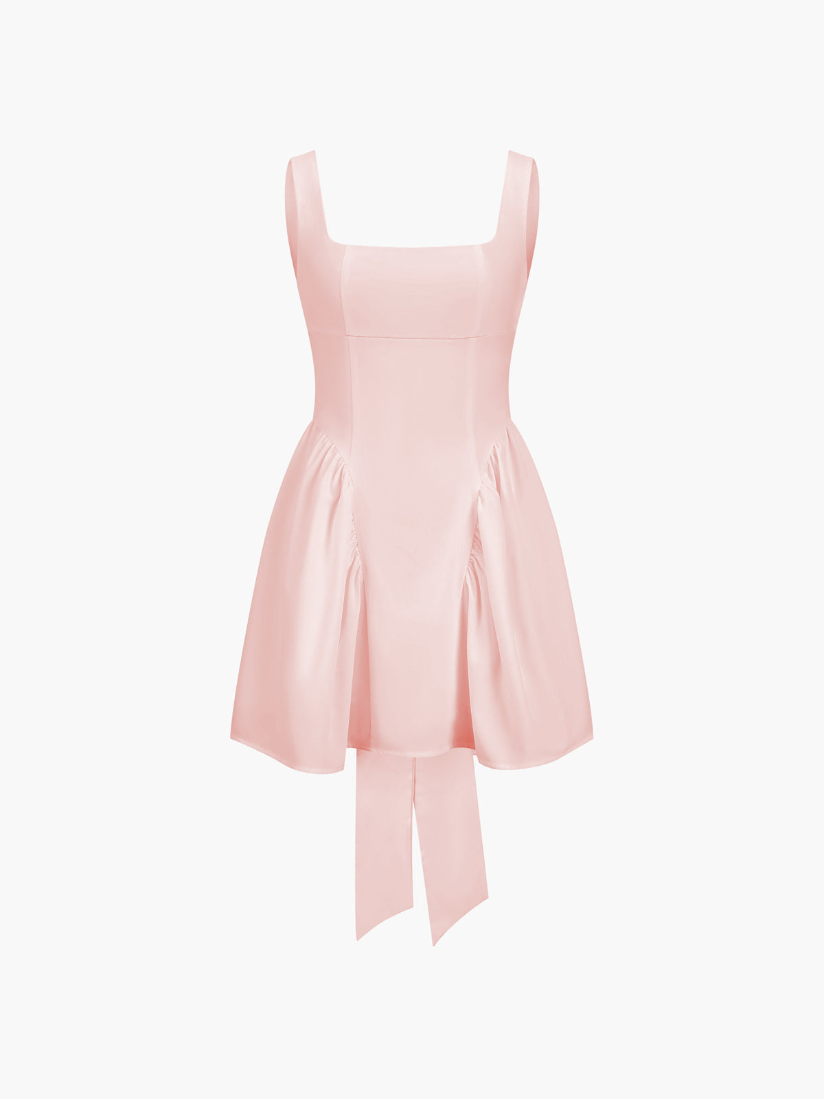 Robe Bustier | Jupe Évasée | Nœud Ajustable | Parfaite pour garden-parties d’été