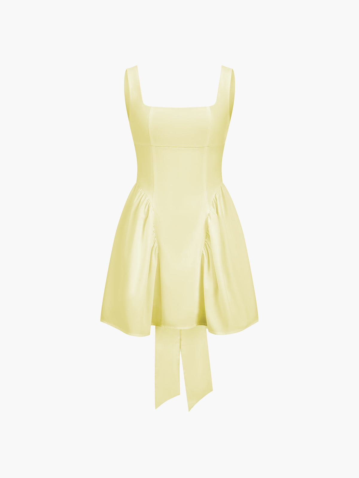 Robe Bustier | Jupe Évasée | Nœud Ajustable | Parfaite pour garden-parties d’été