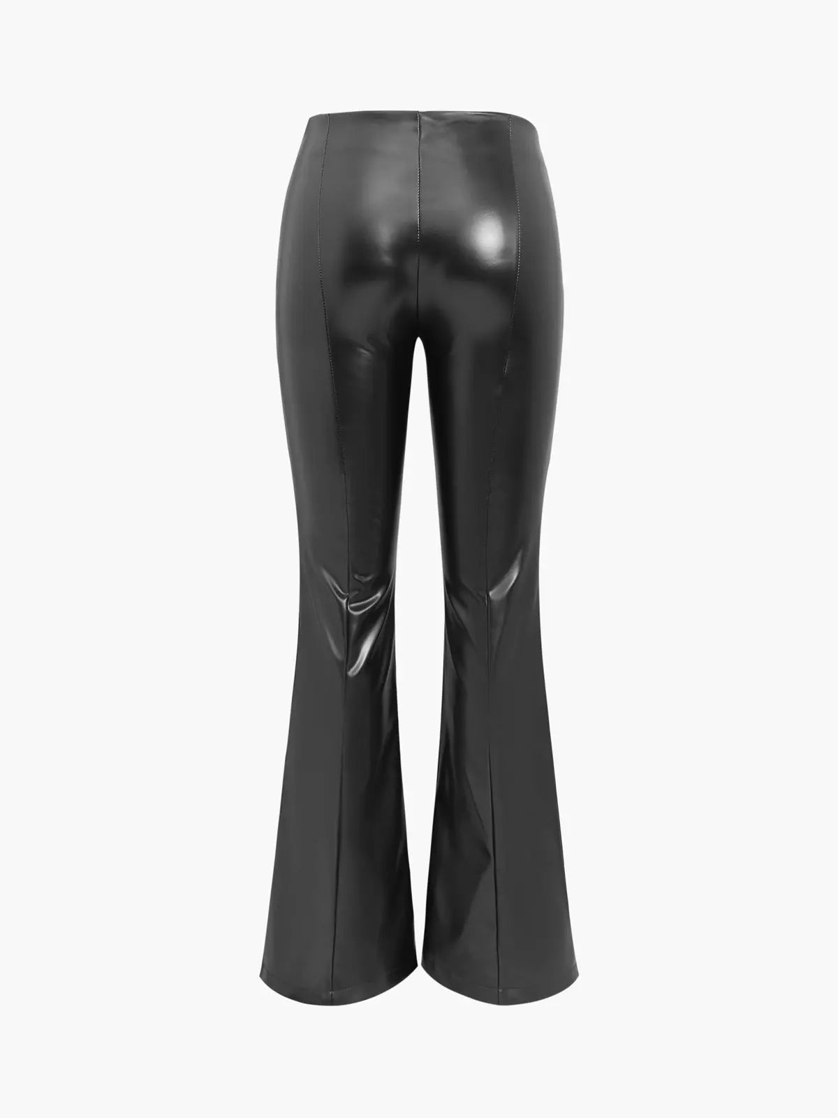 Pantalon Similicuir | Taille Haute & Flare | Parfait pour soirées élégantes