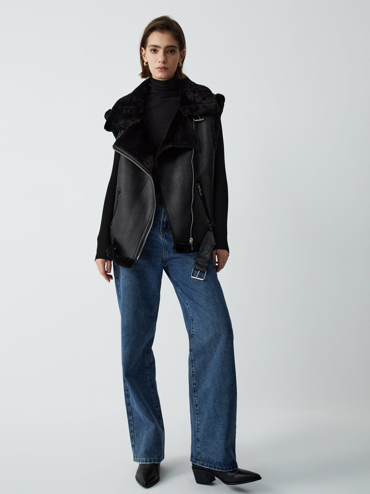 Gilet Sans Manches Femme | Style Perfecto | Look Urbain Mi-Saison