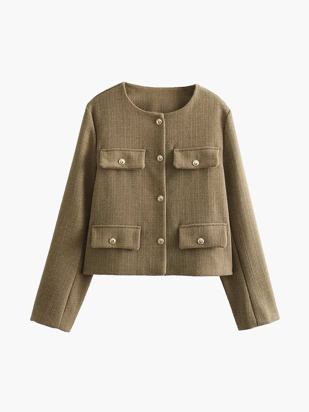 Veste Femme Chic | Coupe Courte Structurée | Look Élégant pour Bureau ou Sorties