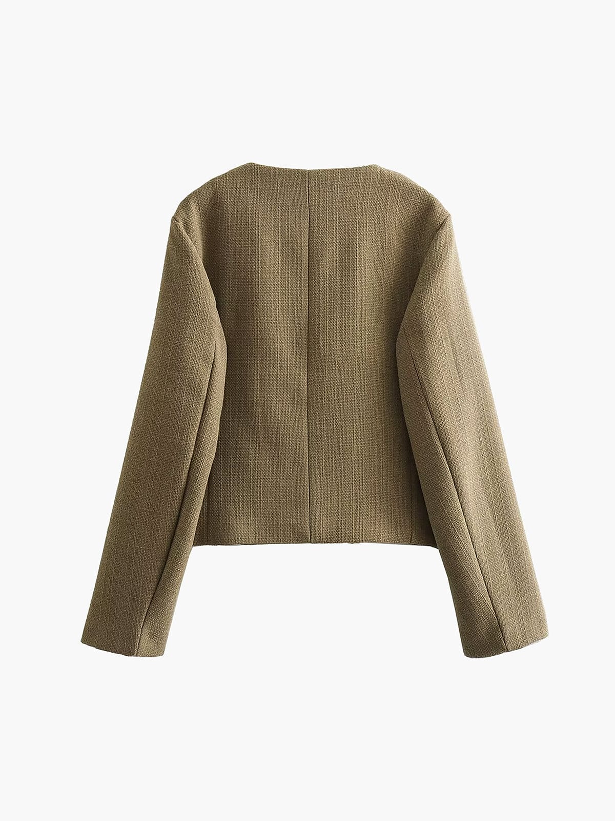Veste Femme Chic | Coupe Courte Structurée | Look Élégant pour Bureau ou Sorties