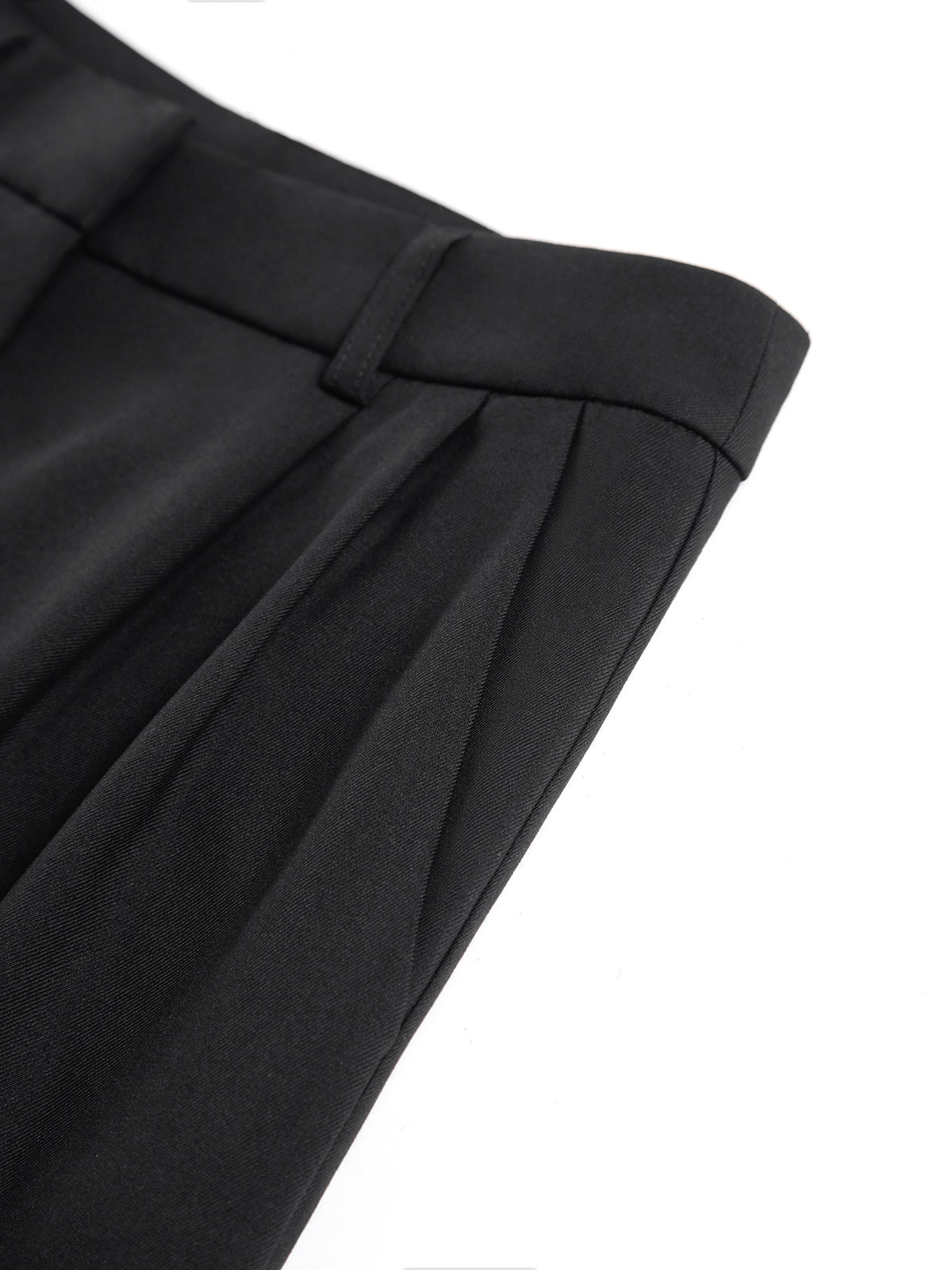 Pantalon Large Femme | Taille Haute Structurée | Parfait pour Look de Bureau ou Balade Chic en Ville