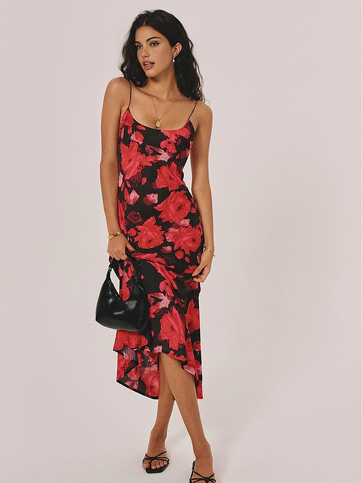 Robe Slip | Imprimé Floral | Fluide et Ajustée | Idéale pour soirées estivales