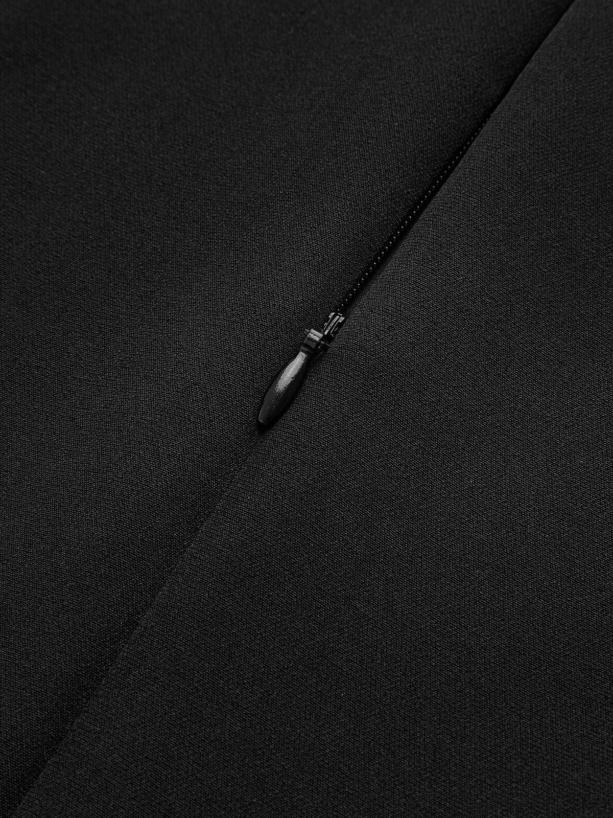 Robe Courte | Coupe Structurée | Ourlet Plissé | Idéale pour occasions élégantes