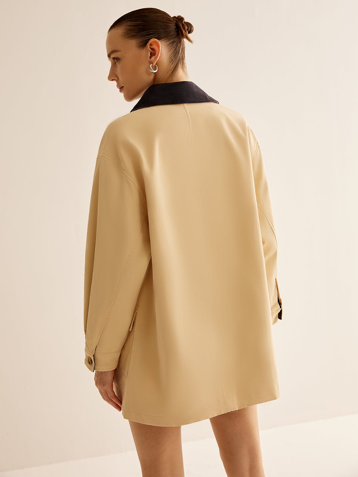 Manteau Mi-saison Femme | Coupe Droite | Parfait pour les journées de transition