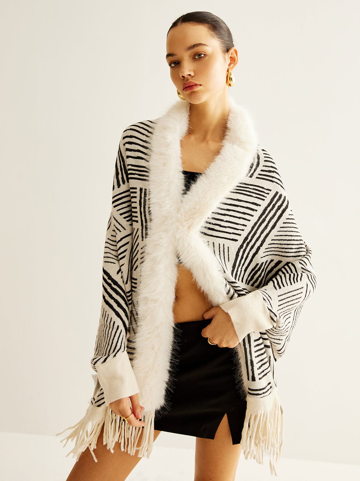 Poncho Femme | Chaleureux et Stylé | Parfait pour l’hiver et les superpositions originales