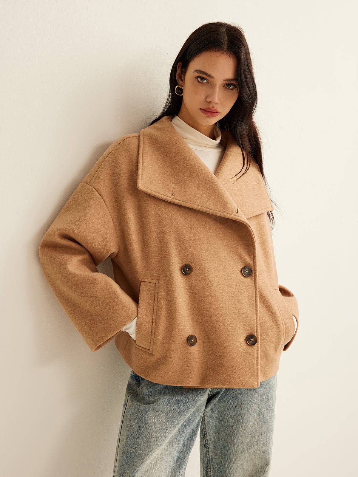 Veste Élégante Femme | Double Boutonnage | Idéale pour le bureau et les journées fraîches