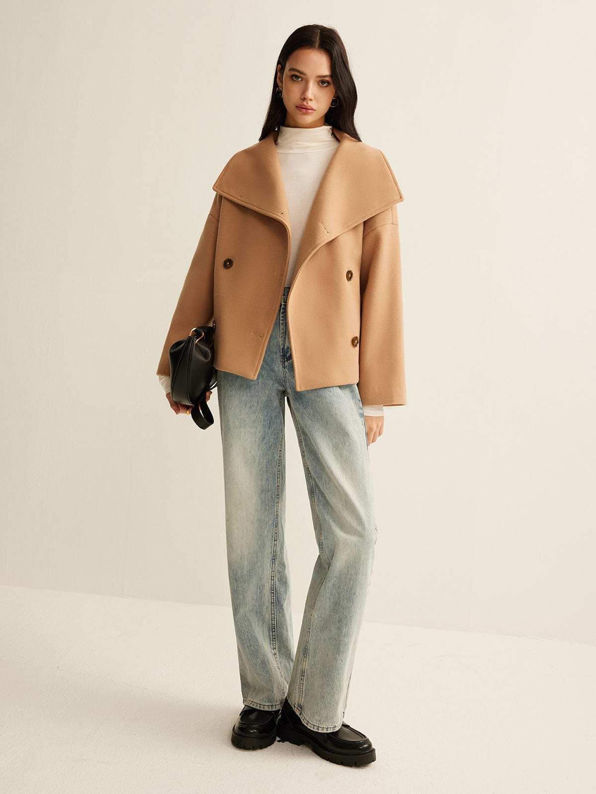 Veste Élégante Femme | Double Boutonnage | Idéale pour le bureau et les journées fraîches