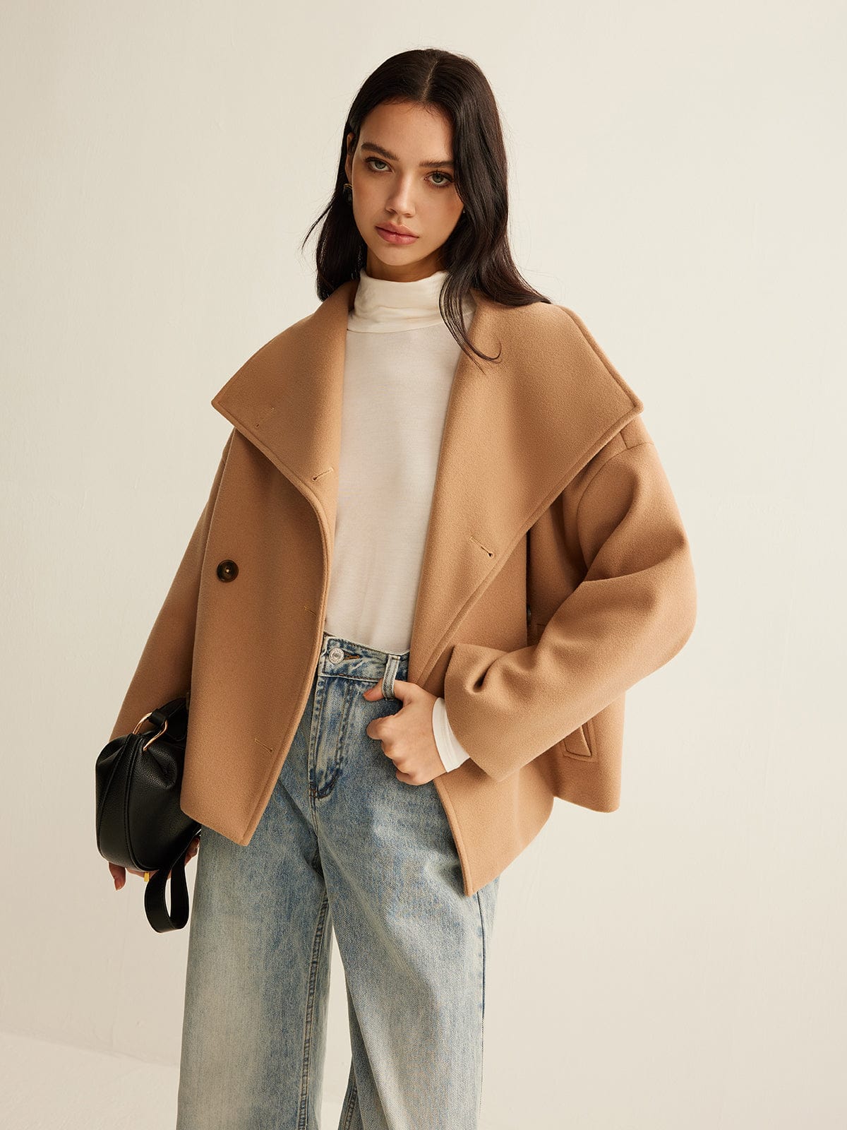 Veste Élégante Femme | Double Boutonnage | Idéale pour le bureau et les journées fraîches