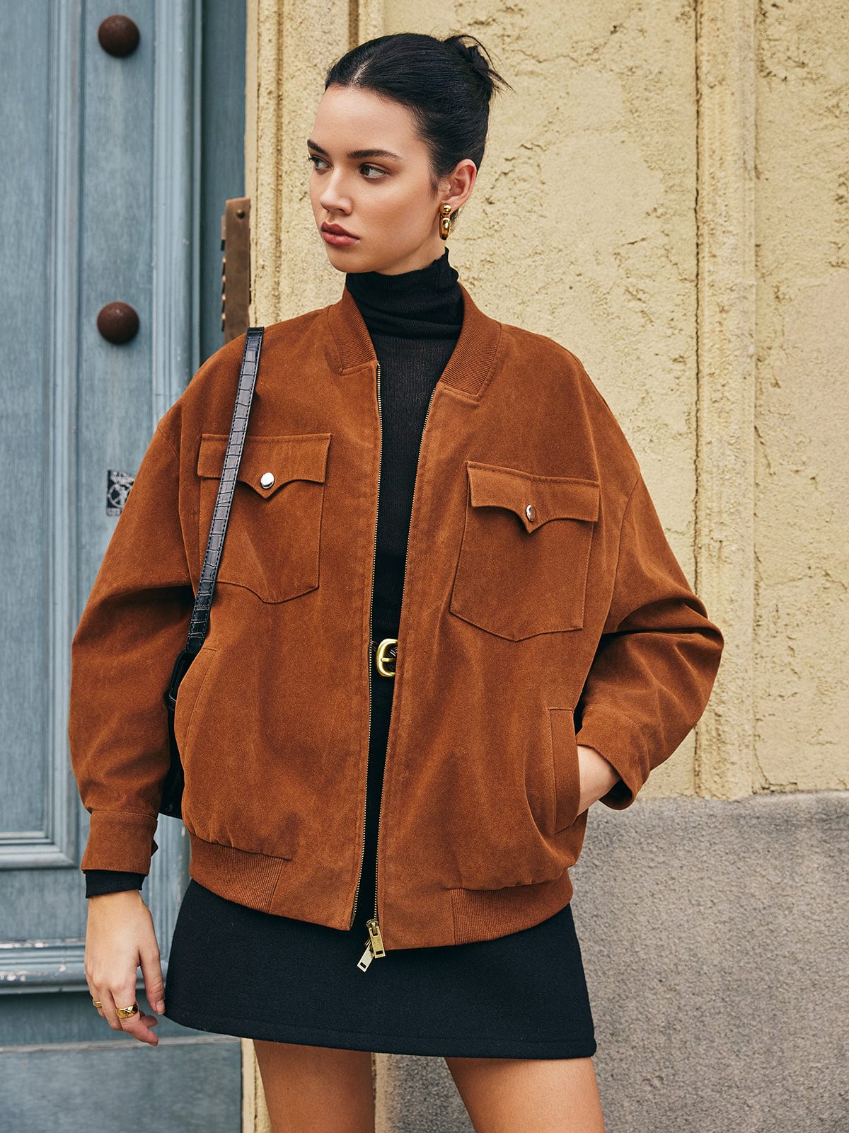 Veste Automne Femme | Velours Côtelé | Look élégant et décontracté pour la mi-saison