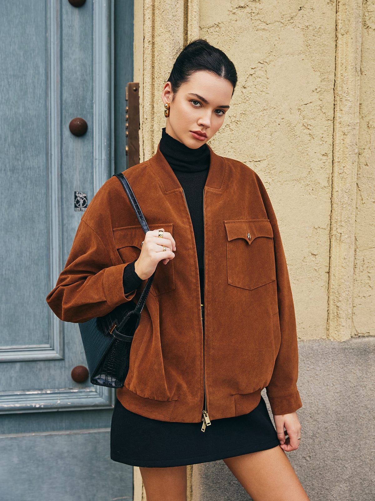 Veste Automne Femme | Velours Côtelé | Look élégant et décontracté pour la mi-saison
