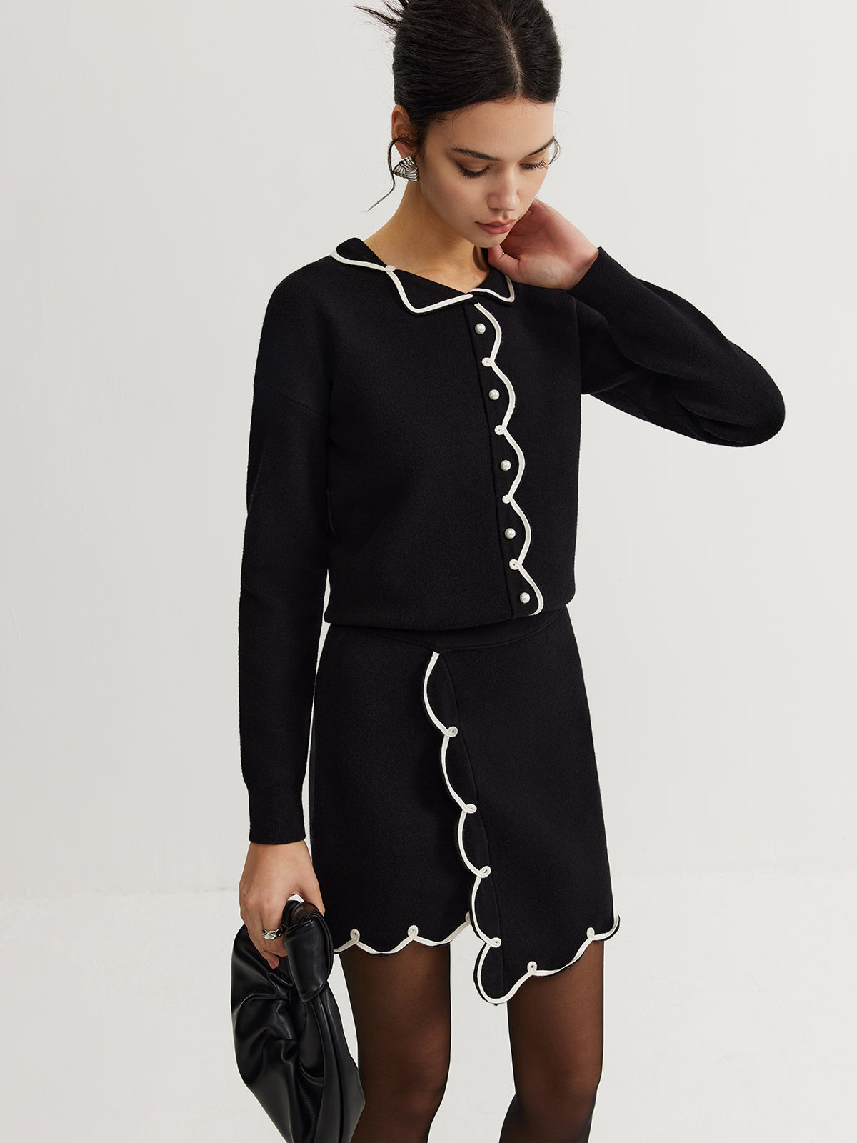 Ensemble Femme | Style Contrasté Élégant | Idéal pour bureau, sorties ou tenues habillées