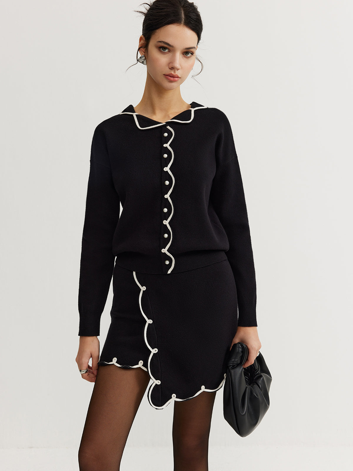 Ensemble Femme | Style Contrasté Élégant | Idéal pour bureau, sorties ou tenues habillées