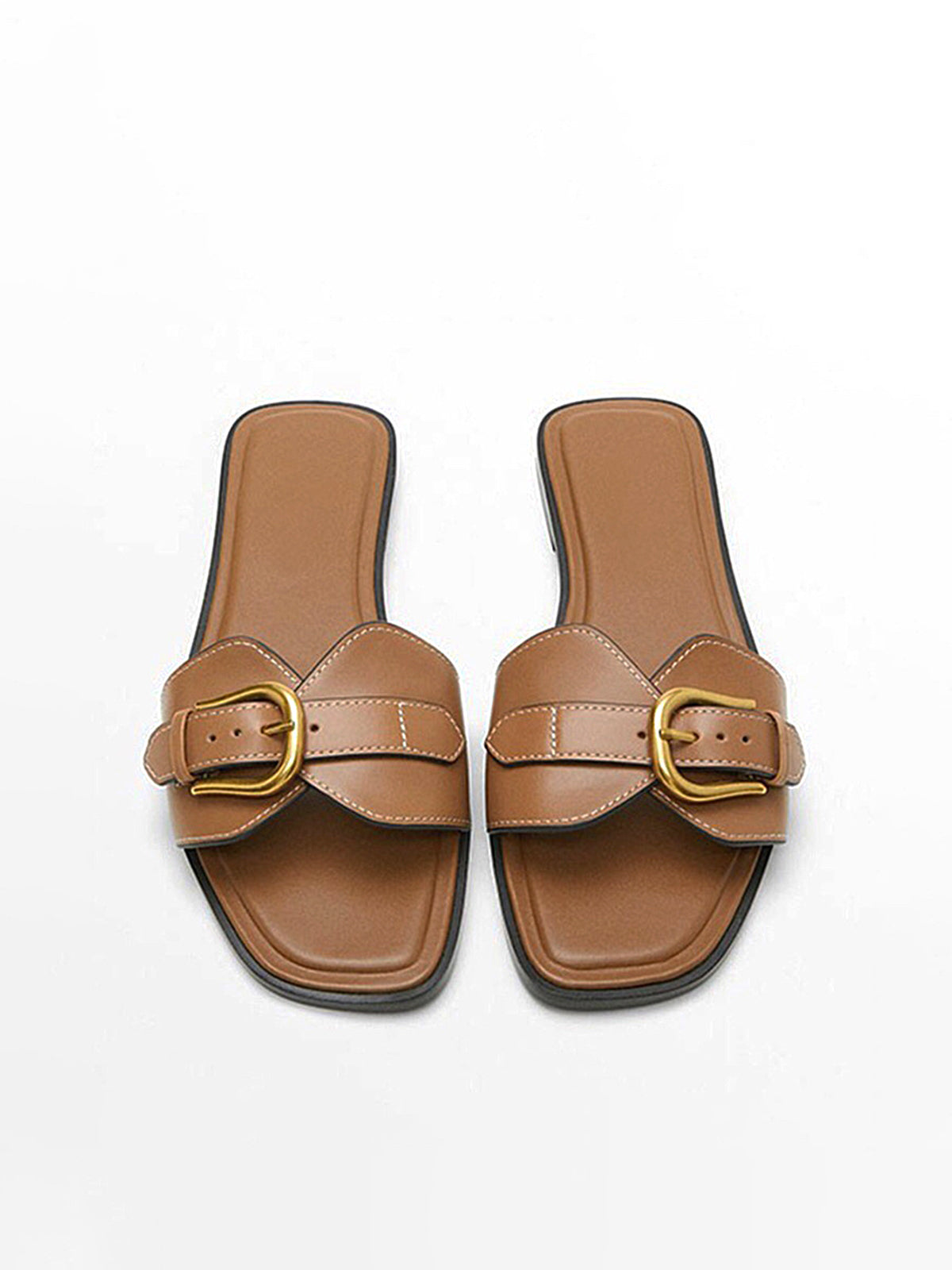 Sandales Plates | Cuir Synthétique | Confort Estival | Tenues Décontractées