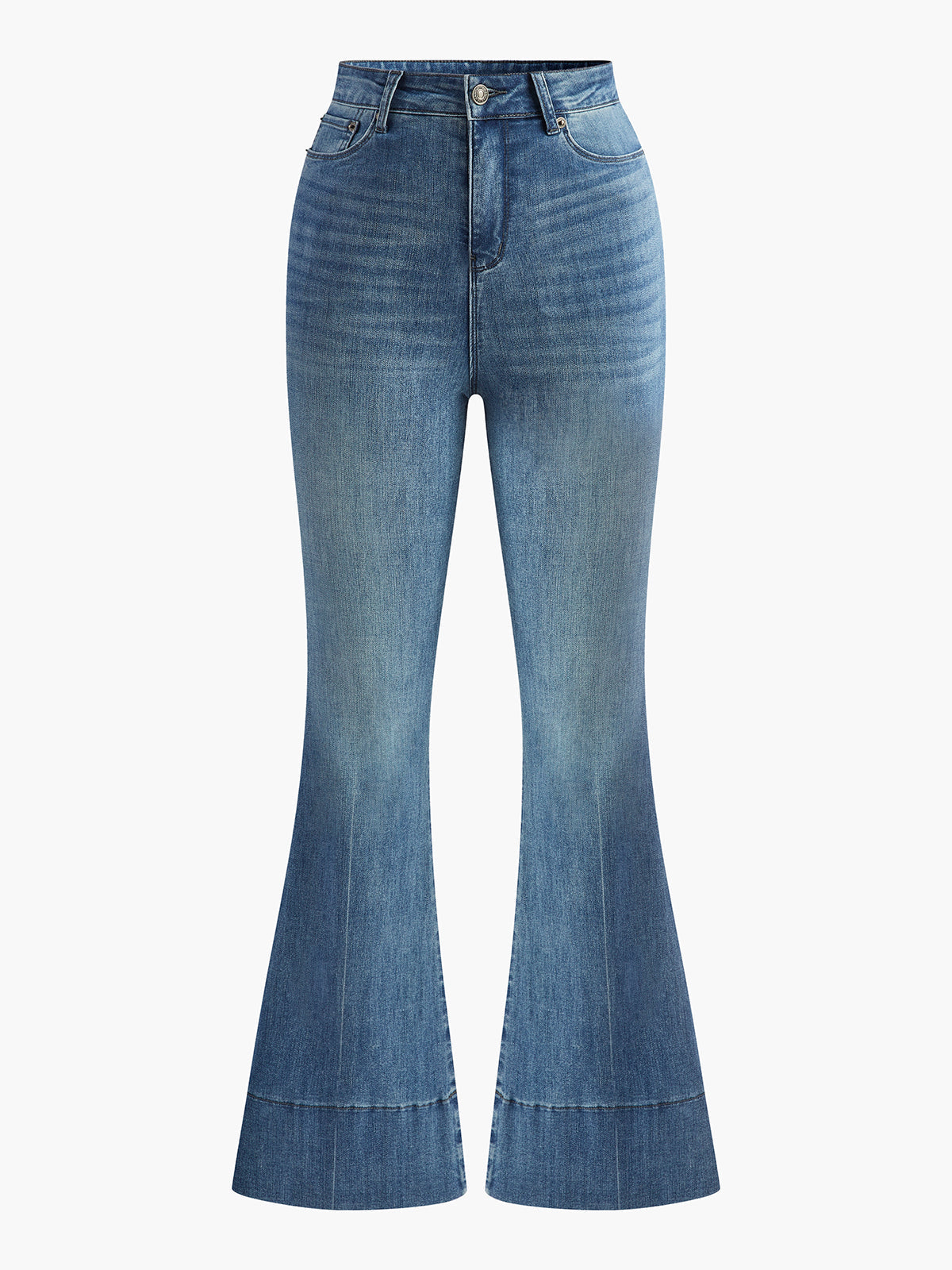 Jean Flare | Denim Stretch | Taille Haute | Idéal pour sorties décontractées