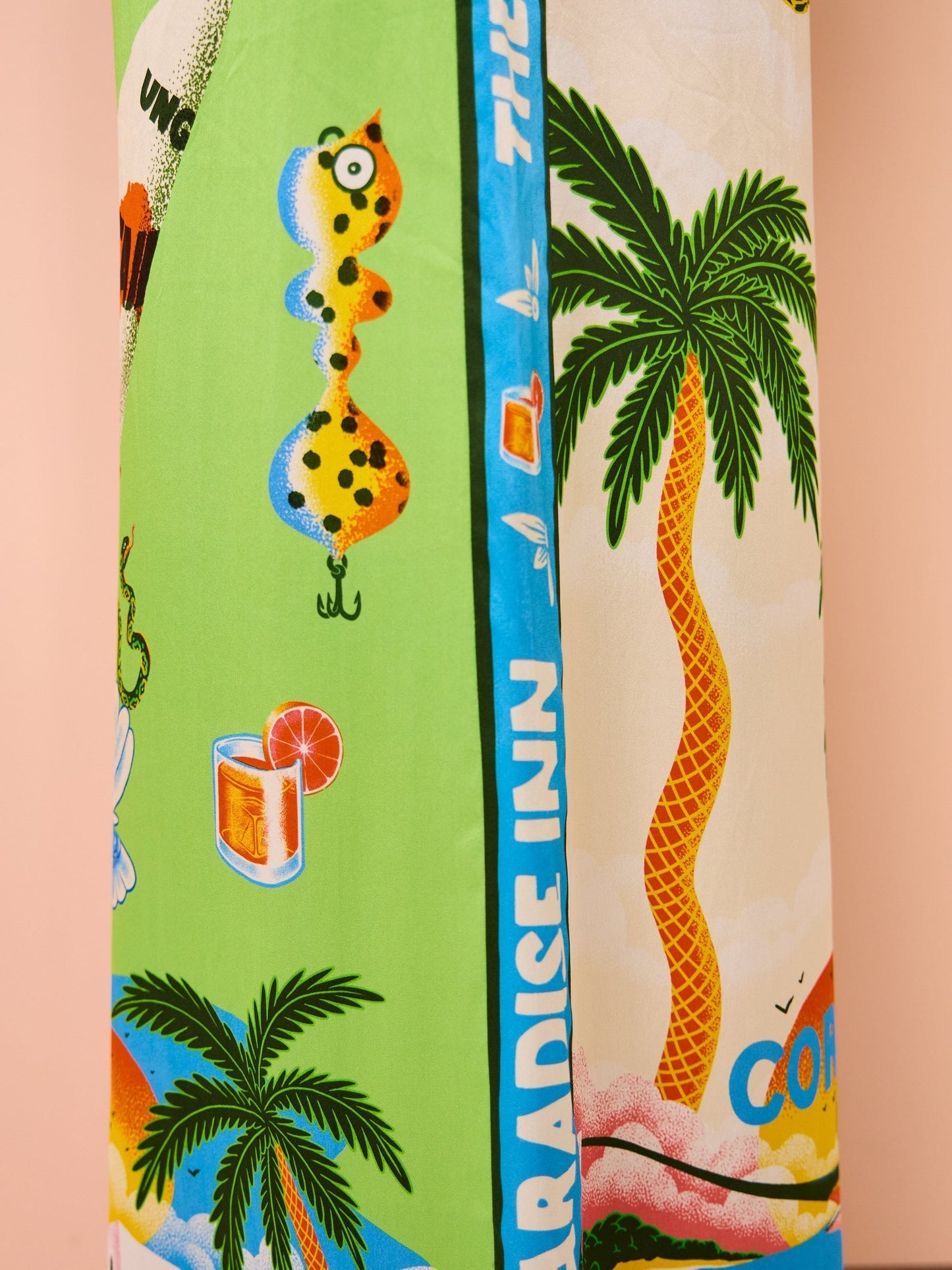 Ensemble Tropical | Viscose Légère | Imprimé Coloré | Parfait pour Vacances au Soleil