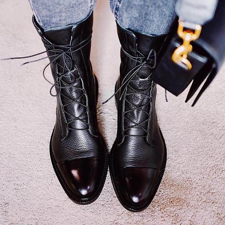 Bottines Femme | Design Élégant et Structuré | Parfaites pour l’hiver et les tenues urbaines