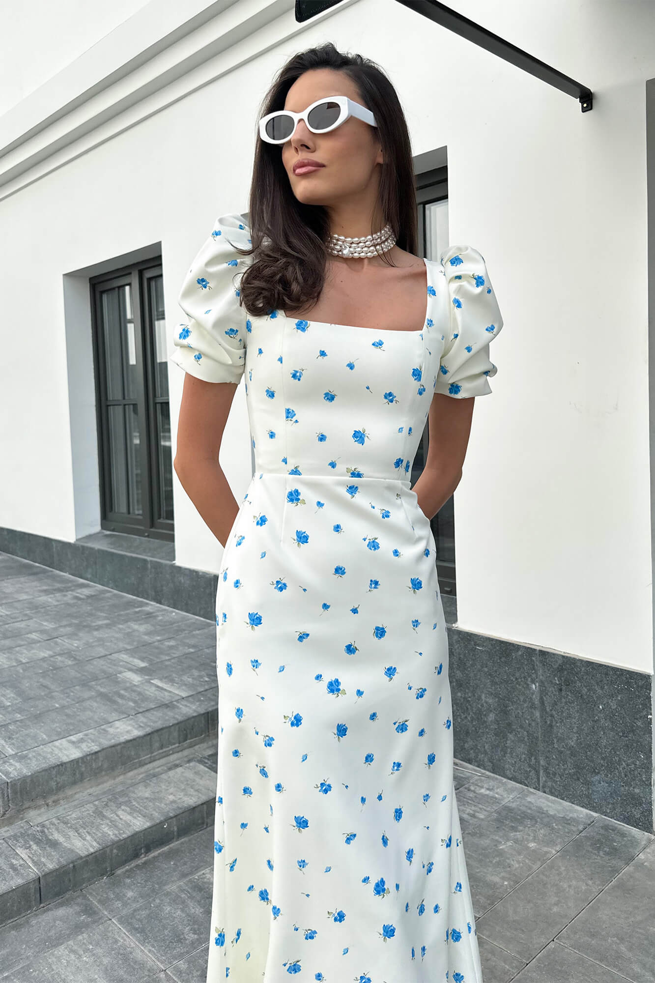 Robe Fleurie | Coton Léger | Idéale pour une journée ensoleillée ou un brunch d’été