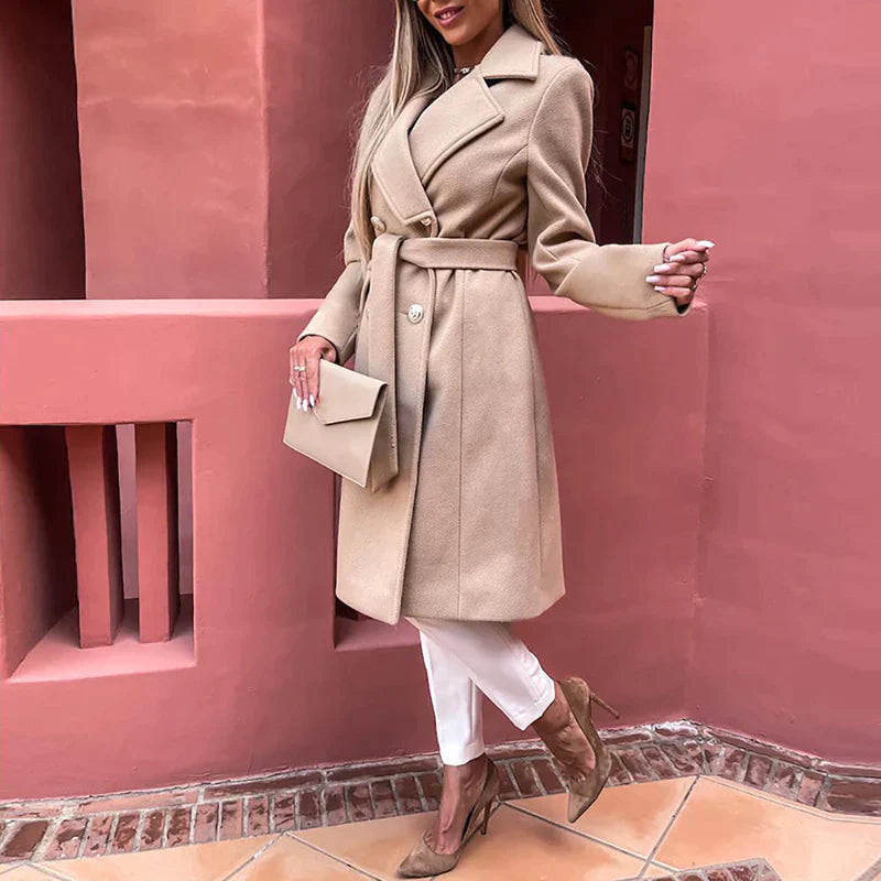 Manteau Long Femme Ceinturé | Élégance, Confort & Style Intemporel
