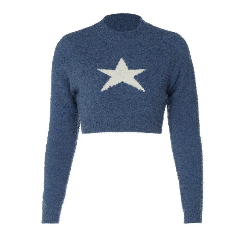 Pull Court | Tricot Doux | Manches Longues | Look Urbain Décontracté