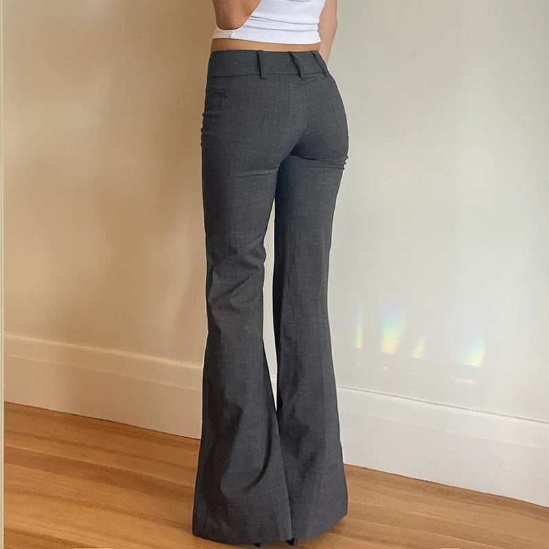 Pantalon Flared | Taille Haute | Tombé Impeccable | Parfait pour le bureau et les sorties