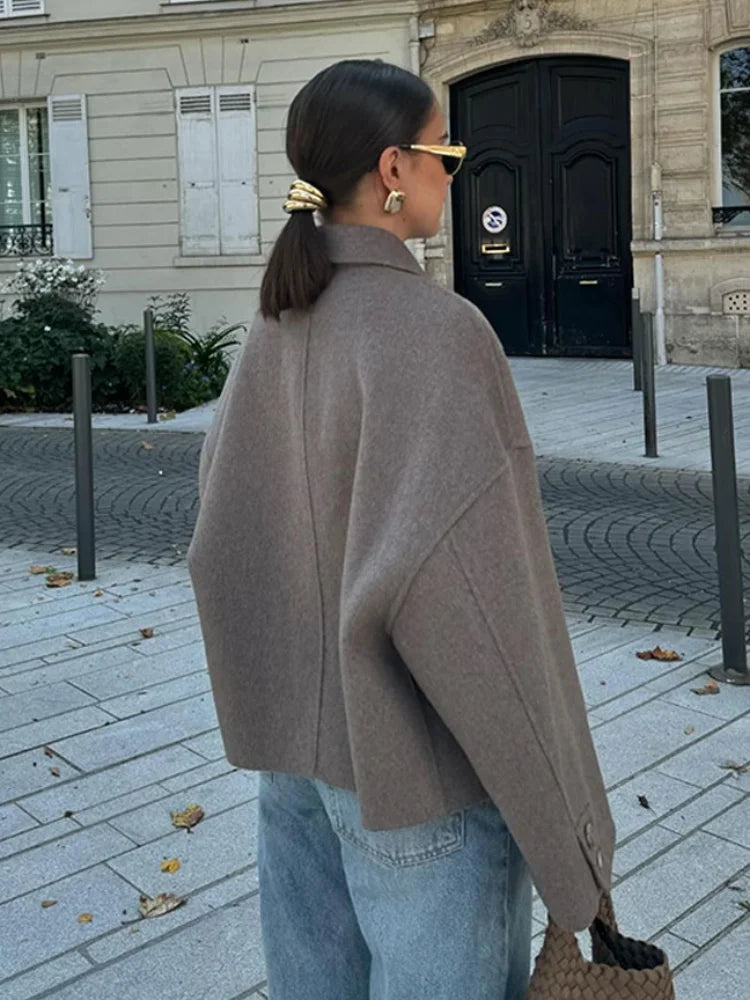 Veste Oversize Femme | Chaude et Décontractée | Idéale pour l’Automne et les Journées Fraîches en Ville