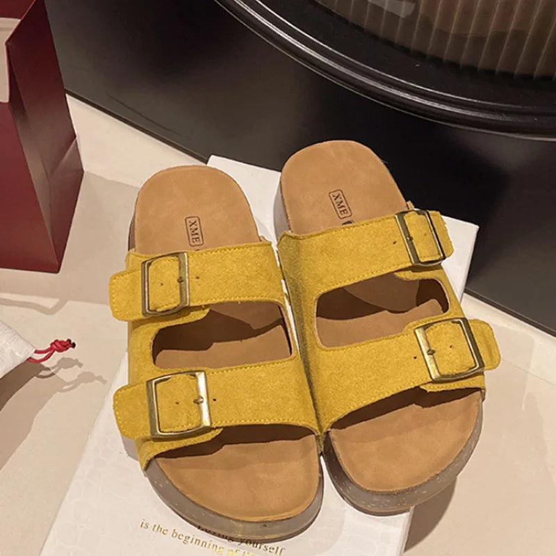 Sandales Confort | Semelle en Liège et Brides Réglables | Idéales pour les journées actives et décontractées