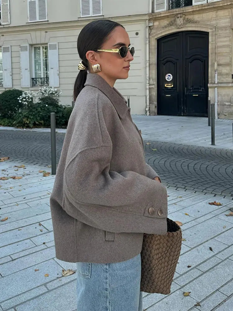 Veste Oversize Femme | Chaude et Décontractée | Idéale pour l’Automne et les Journées Fraîches en Ville