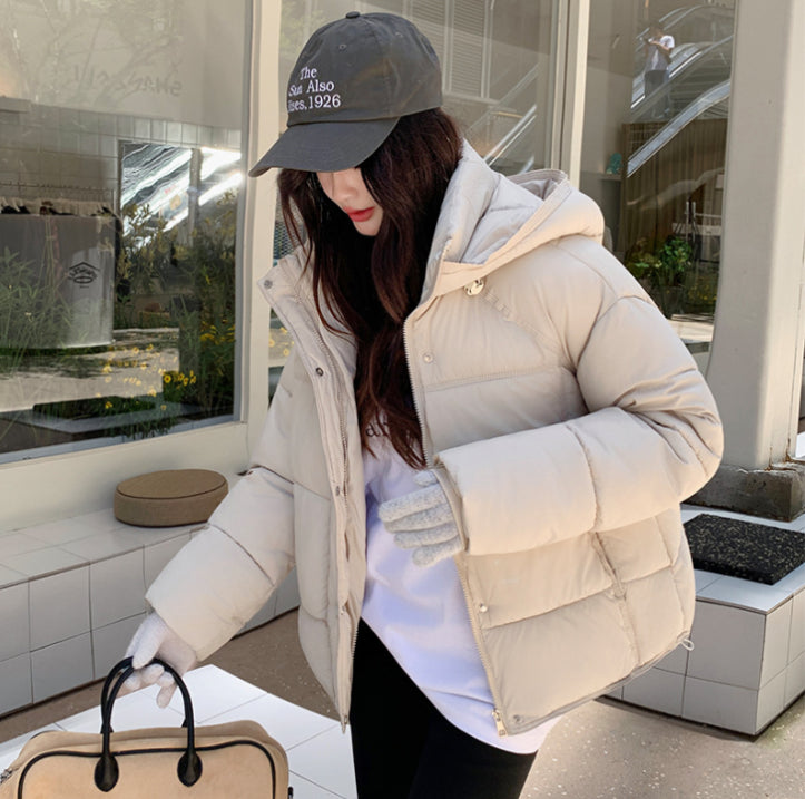 Doudoune Courte et Bouffante à Capuche pour Femme | Chaleur Tendance & Coupe Oversize